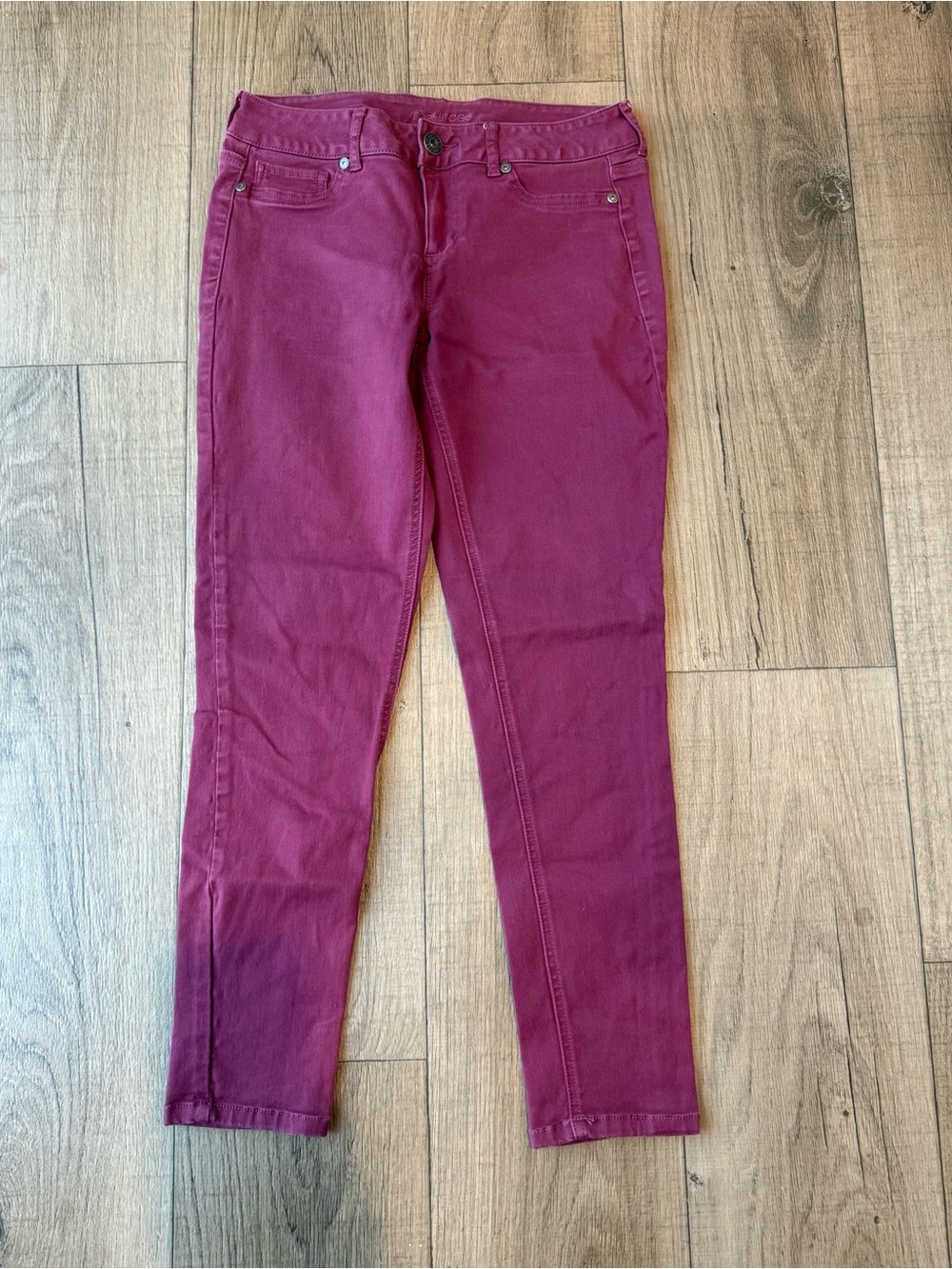 Maurices Slim Stretch Jeans in Deep Wine